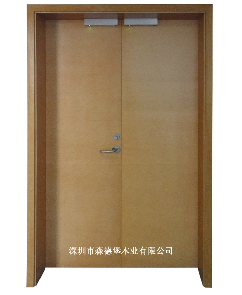 厂家直供烤漆子母门免漆门木质防火门工程夹板门