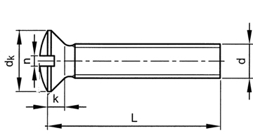 һְͷݶ Oval countersunk head machine screws