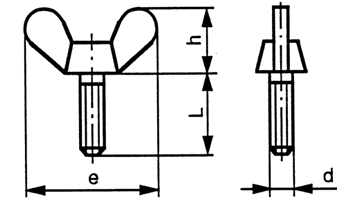 ˨-Բ Wing screws