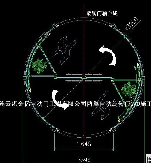 旋转门★两翼旋转门★2/3/4拼装式旋转门★连云港金亿JY
