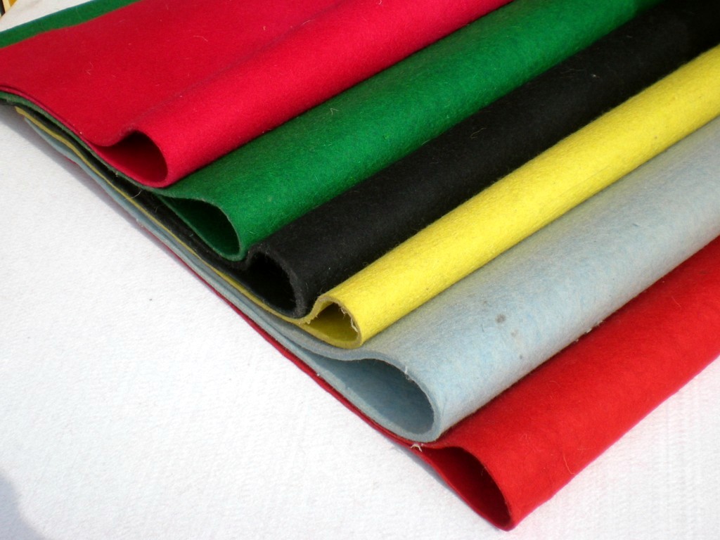 彩色羊毛毡