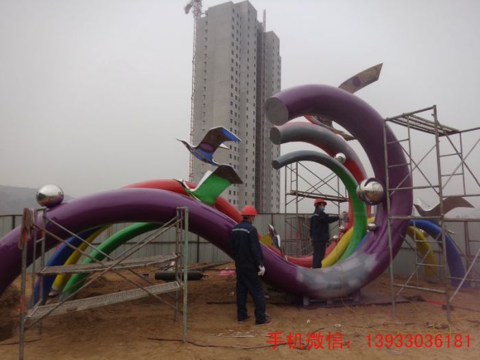 广州市不锈钢景观雕塑 园林不锈钢雕塑