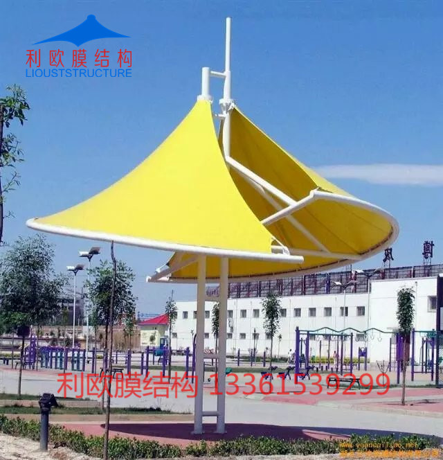 莱芜加油膜结构,景观膜结构,小区出入口膜结构,莱芜利欧膜结构有限公司