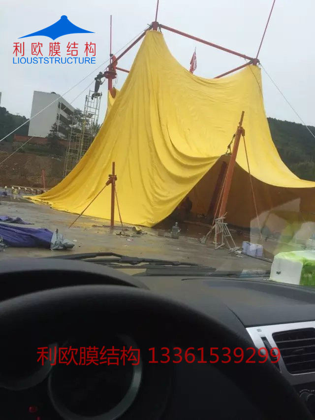 日照膜结构景观,小区出入口膜结构,空间膜结构,日照利欧膜结构有限公司