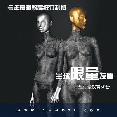 广东艺翔展品抽象脸女装模特道具