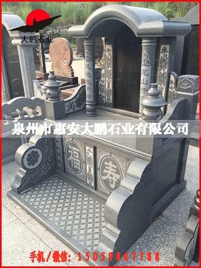 供应花岗岩石雕墓碑 福建雕刻墓碑 中式家族墓碑 欧式石碑