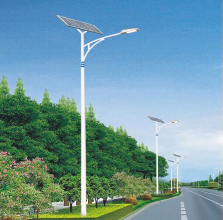 厂家直销8米40W太阳能路灯LED路灯户外道路灯一体化太阳能路灯