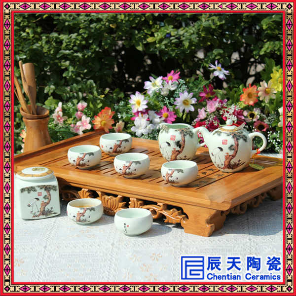商务馈赠礼品陶瓷茶具 春节礼品陶瓷茶具