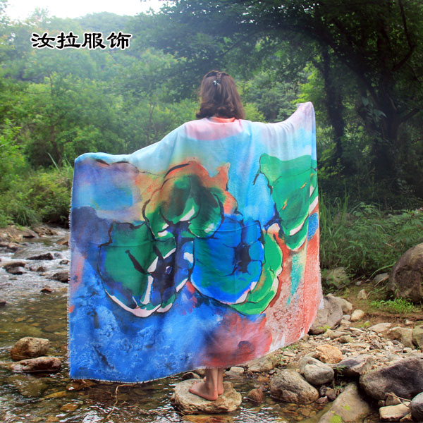 围巾, 汝拉服饰辣呼款围巾,具有设计能力印花围巾厂