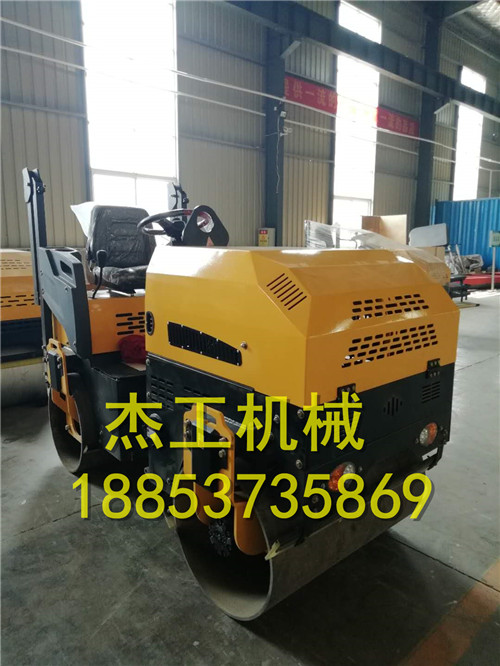杰工制造 手扶双轮压路机 手扶单轮压路机振动式压路机