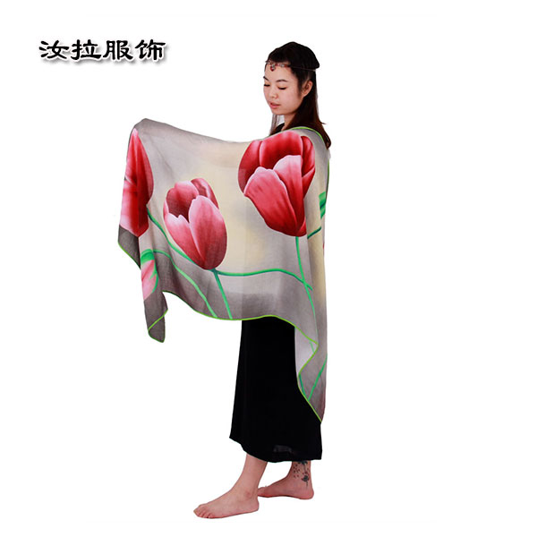 围巾,女士印花围巾OEM-汝拉服饰 加工有故事围巾