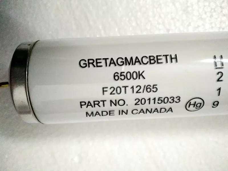 gretagmacbeth 加拿大D65美式标准光源F20wT12/65标准对色灯管