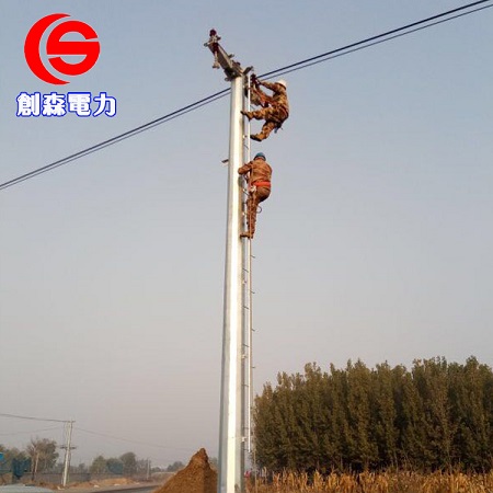 钢杆打桩基础电力钢杆生产厂家河北电力钢杆打桩工程-