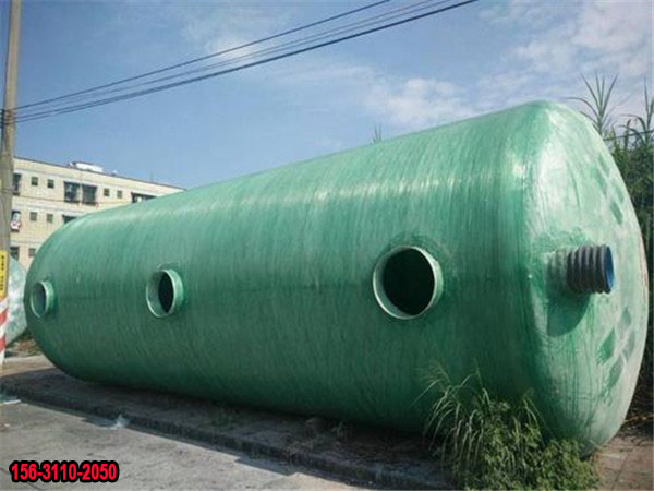 威海玻璃钢隔油池,6立方缠绕化粪池型号
