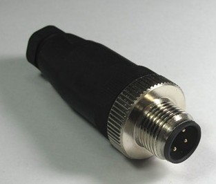 上海科迎法M12公头传感器插头接插件防水IP67