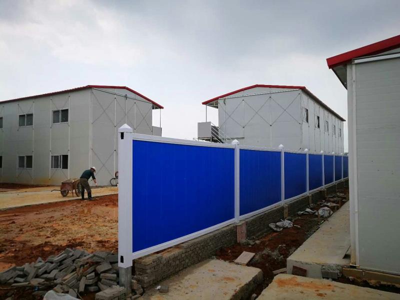 市政交通安防设施pvc围挡工地抗风围挡