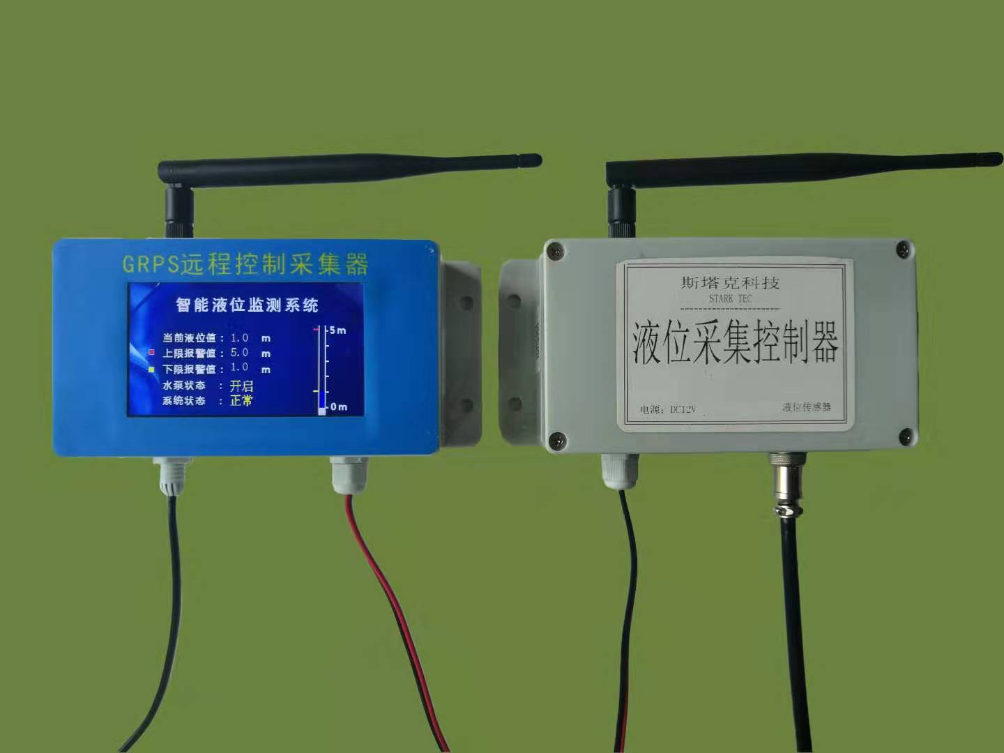 水箱水位液位显示器 手机远程自动监测水位控制器 液位远程报警器