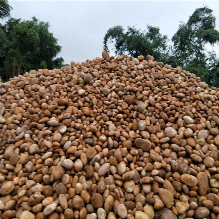 鹅卵石黄石建筑铺设路面鹅卵石