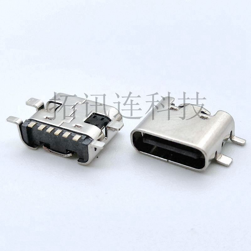 usbtype c 6pinĸ ȫsmt ˫
