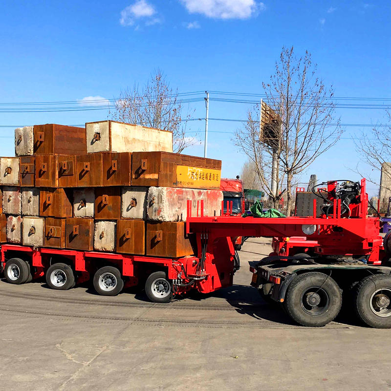 3 Axles 40 Tons Low Bed Trailer With Air Suspension