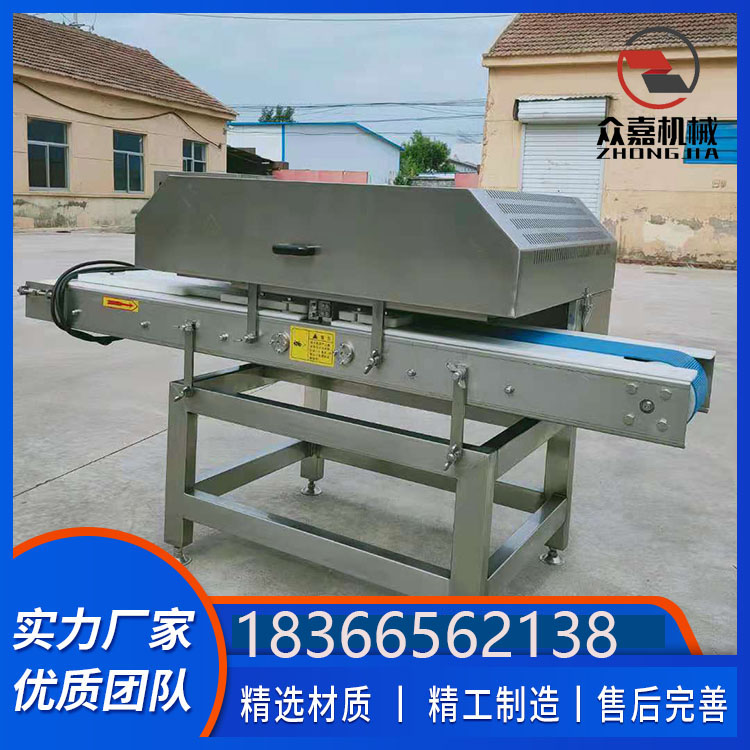 鲜肉切片设备-大型商用鲜肉切片机全自动