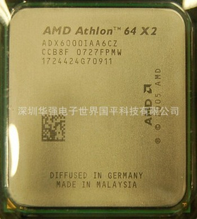 AMDAthlon64X2˫6000+3.0G/2M/1000MHZ940̨ʽCPU