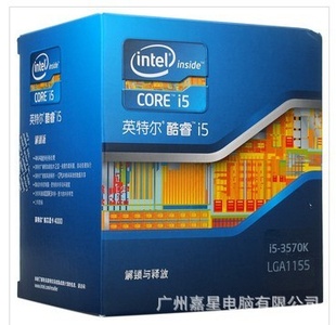 Ӣض(Intel)22׿i53570KװCPULGA1155/3.4GHz