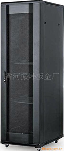 厂家大量八字门玻璃门机柜,图腾机柜