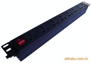 网络机柜PDU8带开关,PDU,机柜插座,PDU电源分配器