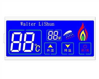 燃气热水器液晶显示屏