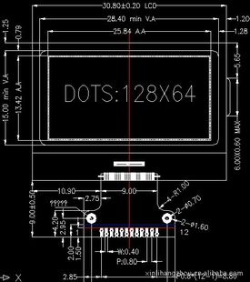 СߴCOG128*64Һ