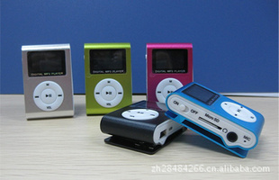 深圳mp3工厂mp3批发带屏幕插卡MP3夹子MP3电子书mp3你mp3