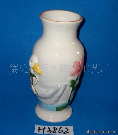 库存陶瓷日用品(花瓶)H3862