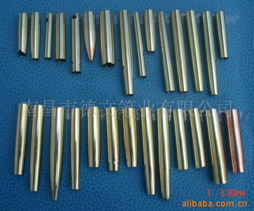 提供加工金属笔铁杆、金属笔铜管、钢笔加工