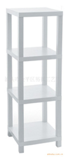 家具用品,方便,实木等摆设木制家具--三格收纳架
