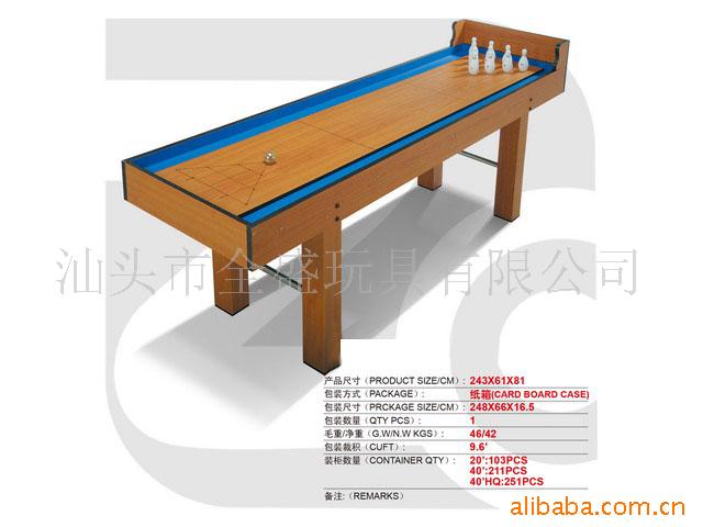 木制保龄球台&沙弧球台,休闲体育用品