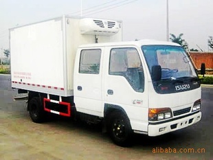 厂家直销五十铃双排冷藏车
