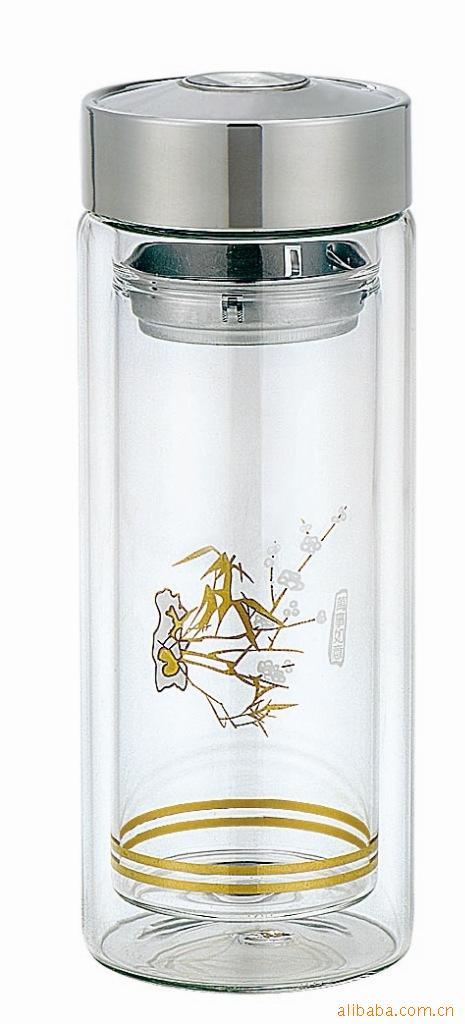 热a高透明耐超高温双层玻璃保温杯永康保温杯