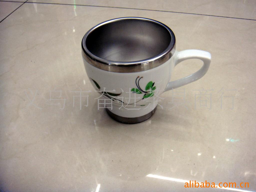 陶瓷汽车杯(外瓷内钢)