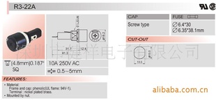 ԭװSCIR3-22AULCSA6*30FUSE˿