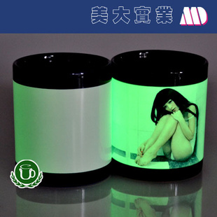 美大实厂家直销热转印夜光杯全彩夜光杯花纸夜光杯