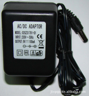 深圳厂家佳通鑫欧规220v输入9v100MA低频电源适配器充电器