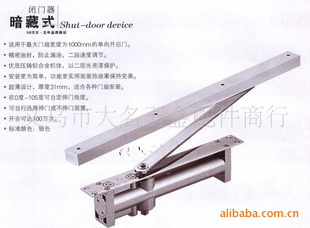 闭门器、隐藏式闭门器、暗藏式闭门器