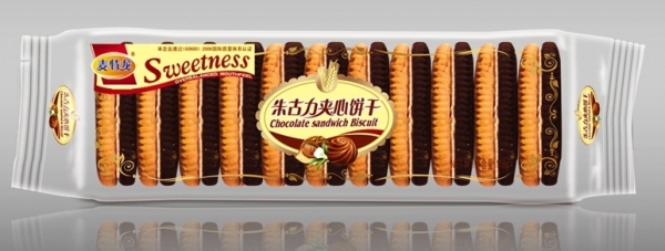 麦特龙饼干厂家惠供应朱古力夹心饼干