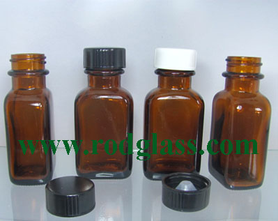 Ambersquareglassbottleطβ