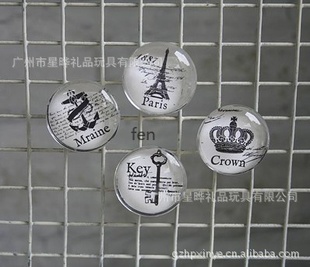 磁性玻璃箱贴,水晶磁扣,磁性箱贴(信用)