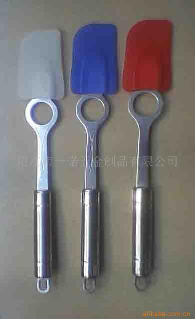 P-097-4不锈钢柄硅胶牛油刮