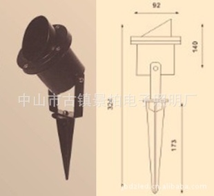 5w插地灯草坪插地灯具led插地灯工程灯具花园灯led花园灯