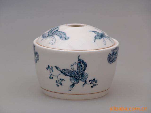 一园陶瓷茶具蝶舞飞扬粮仓茶叶罐