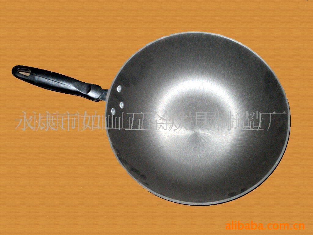 电磁炉平底精铸铁锅